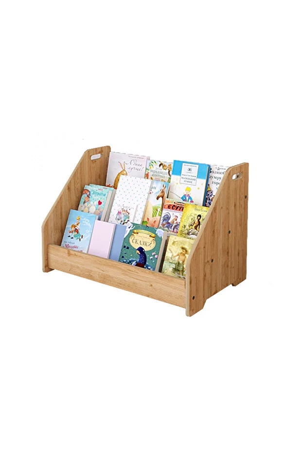 Montessori Ahşap Yer Kitaplığı